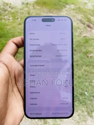 Apple iPhone 15 Pro Max 256 GB Blue