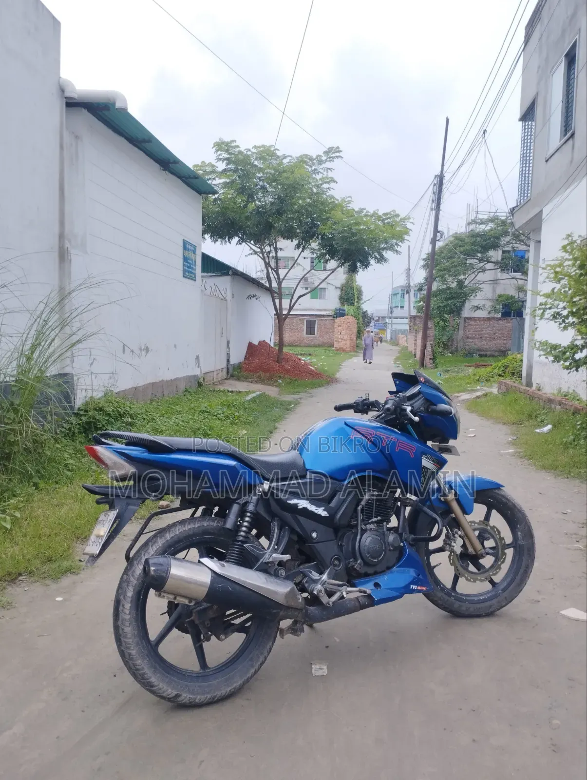 TVS Apache RTR 160 2V 2026 Blue