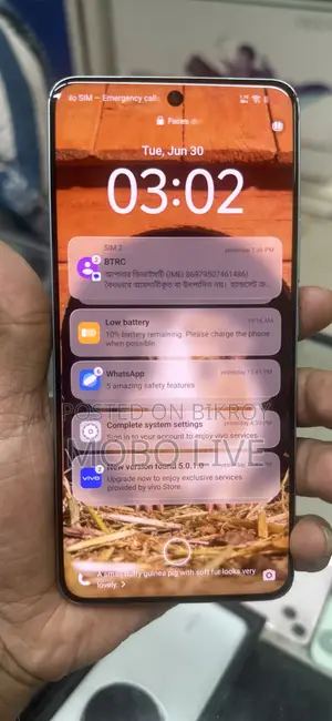 ভিভো টি৪ ২৫৬ জিবি ব্লু