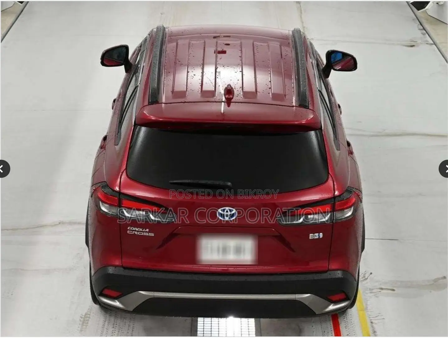 Toyota Corolla Cross 1.8 Hybrid FWD 2022 Red