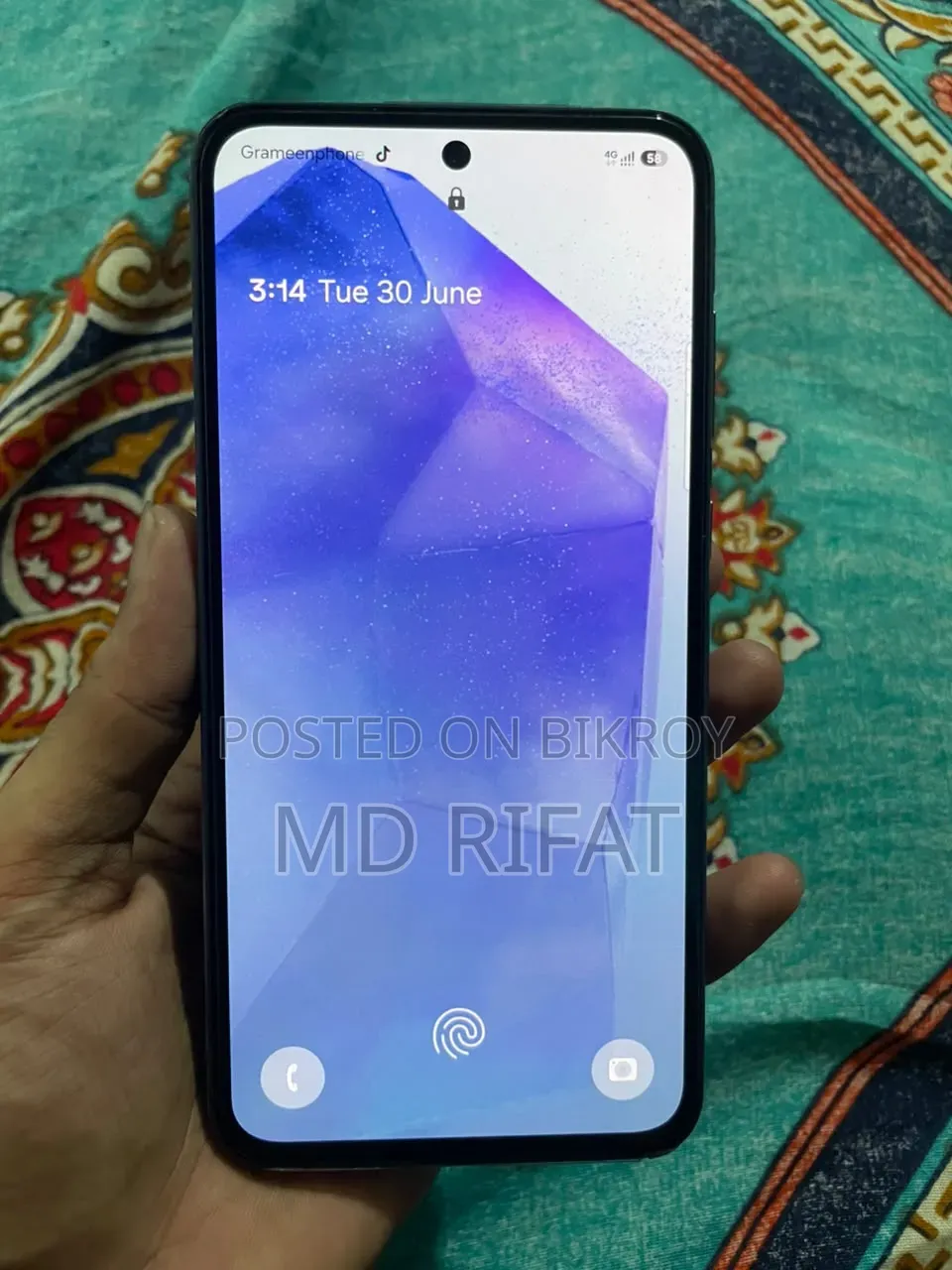 স্যামসাং গ্যালাক্সি এ৫৫ ১২৮ জিবি ব্লু