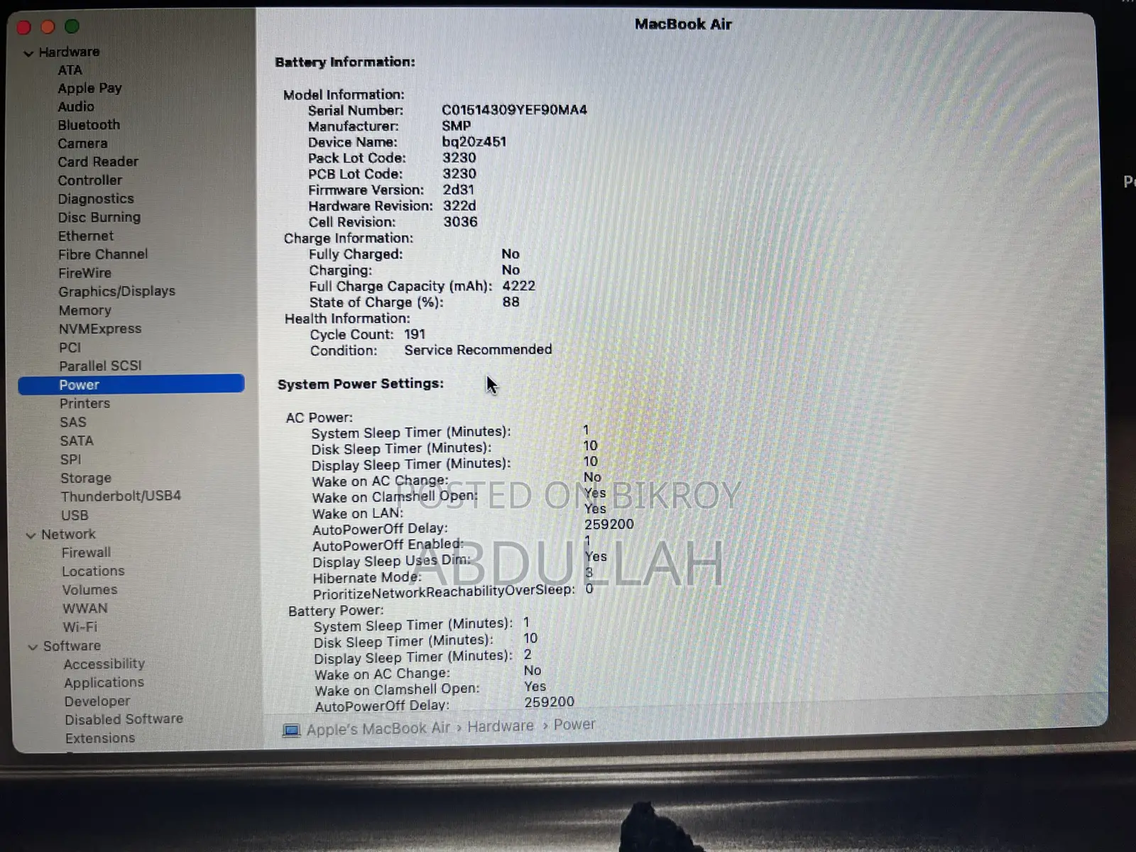 Laptop Apple MacBook Air 2017 8GB Intel Core i5 SSD 128GB
