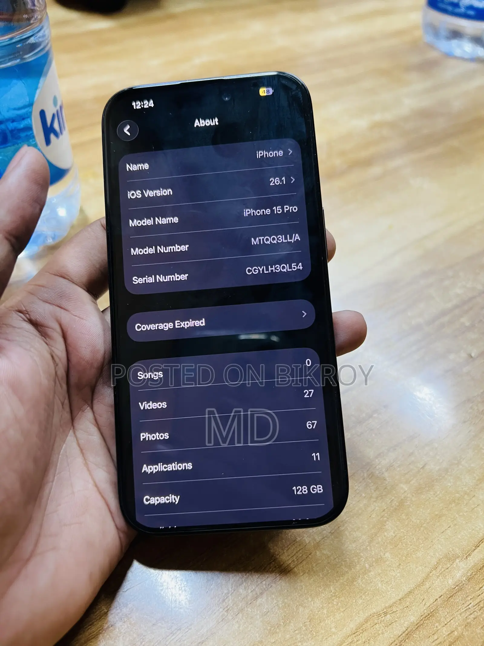 New Apple iPhone 15 Pro 128 GB Blue