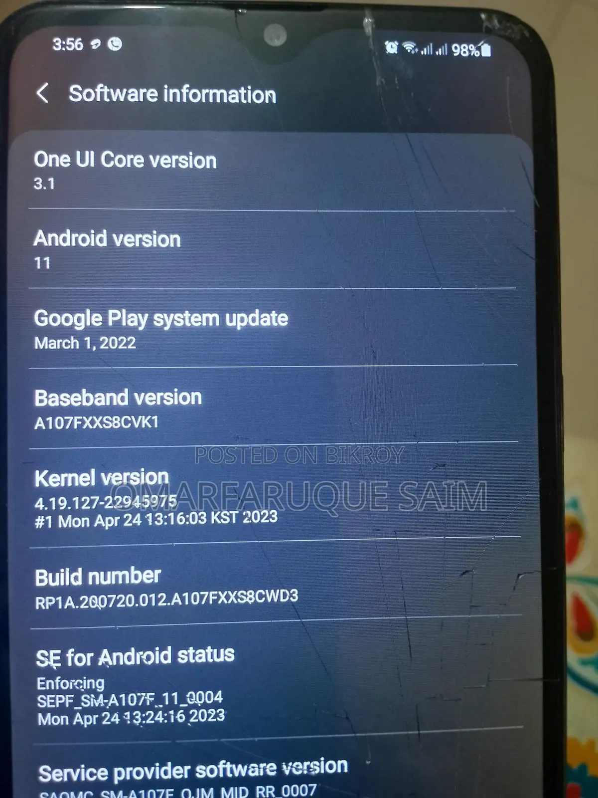 Samsung Galaxy A10s 32 GB Black