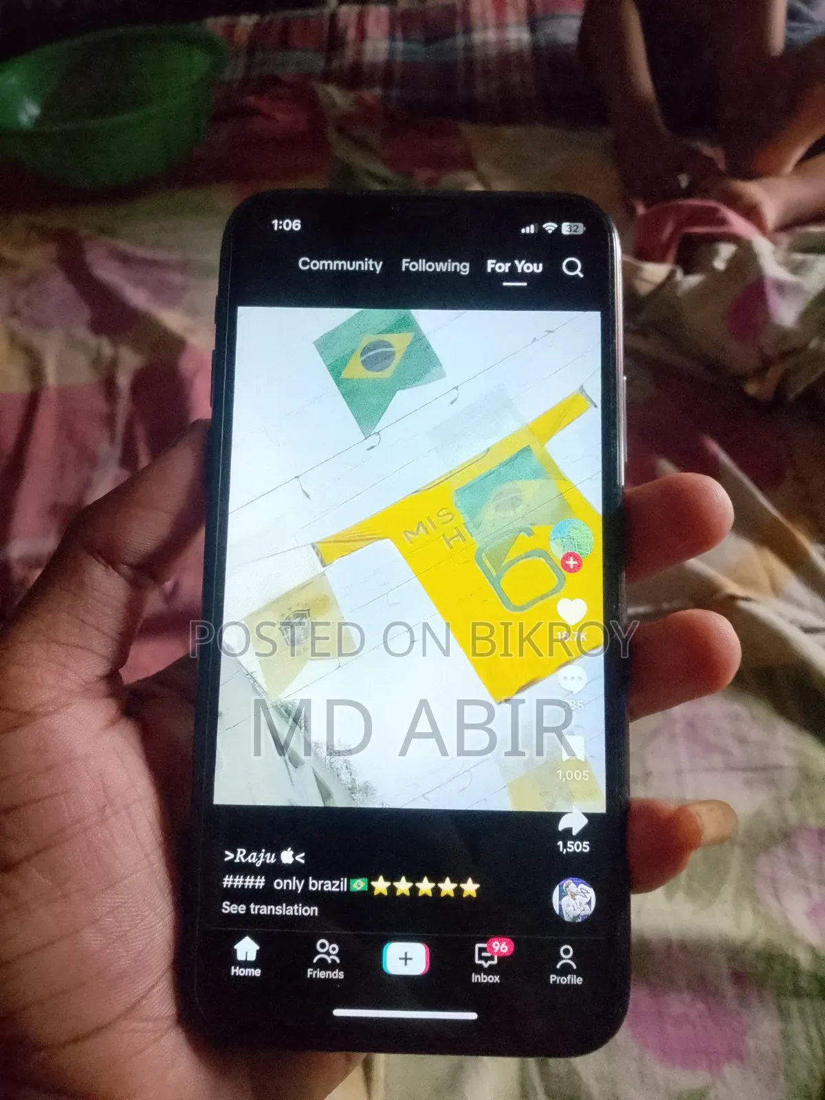 Apple iPhone X 64 GB Black