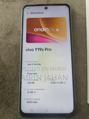 Vivo Y19s Pro 128 GB Silver