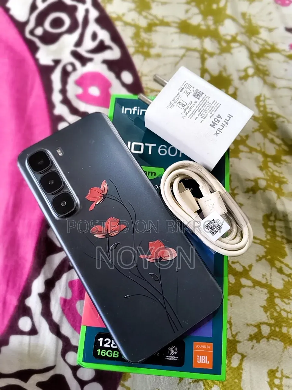 ইনফিনিক্স হট ৬০ প্রো+ ১২৮ জিবি কালো