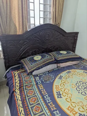 Used Wooden Bed for Sale With Mattress
