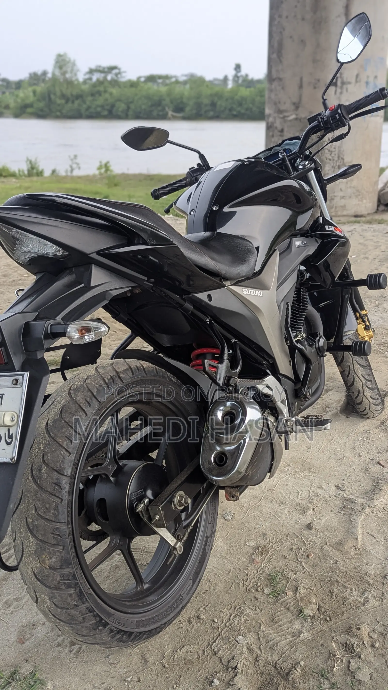 Suzuki Gixxer Monotone 2024 Black