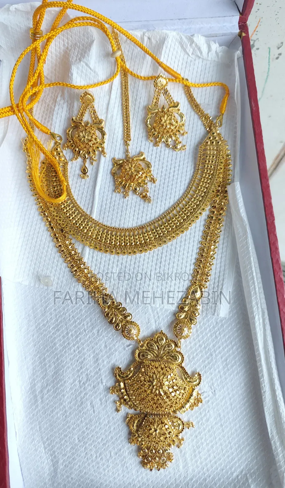 Gold Plate Bridal Set