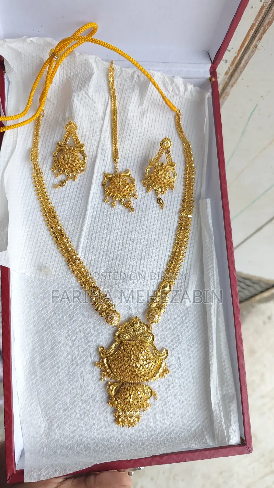 Gold Plate Bridal Set