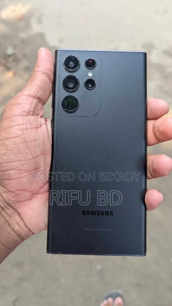 স্যামসাং গ্যালাক্সি এস২২ আল্ট্রা ২৫৬ জিবি ব্ল্যাক