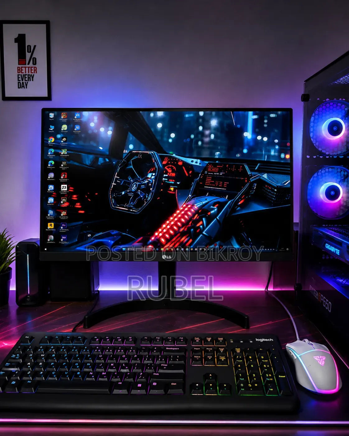 Lg 22mk600m-B 22" Full Hd Ips Monitor