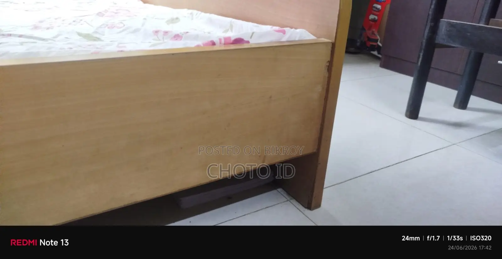 Otobi Original King Bed With Headboard Storage | Used | Good Condition