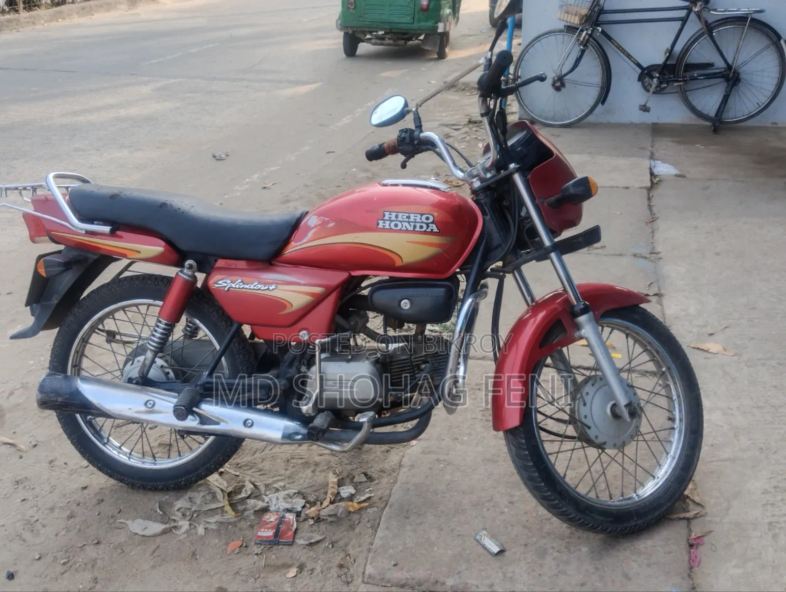 Hero Splendor Plus 2013 Red