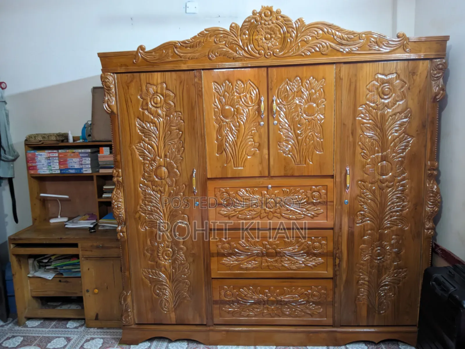 অরিজিনাল সেগুন কাঠের আলমারি