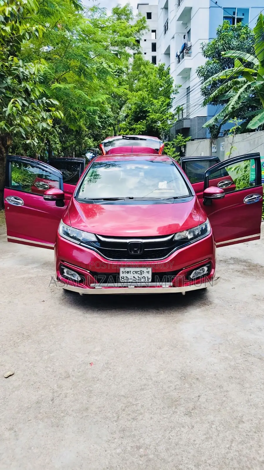 Honda Fit EX 2017 Maroon