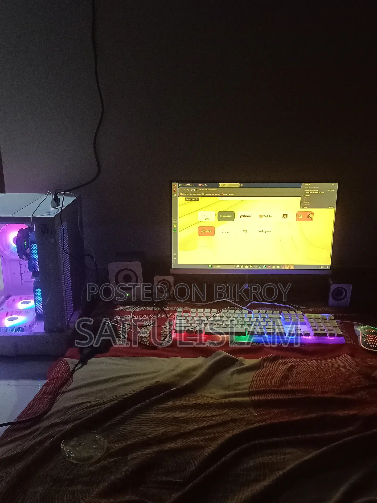 Desktop Computer 8GB Intel Core I5 SSD 128GB