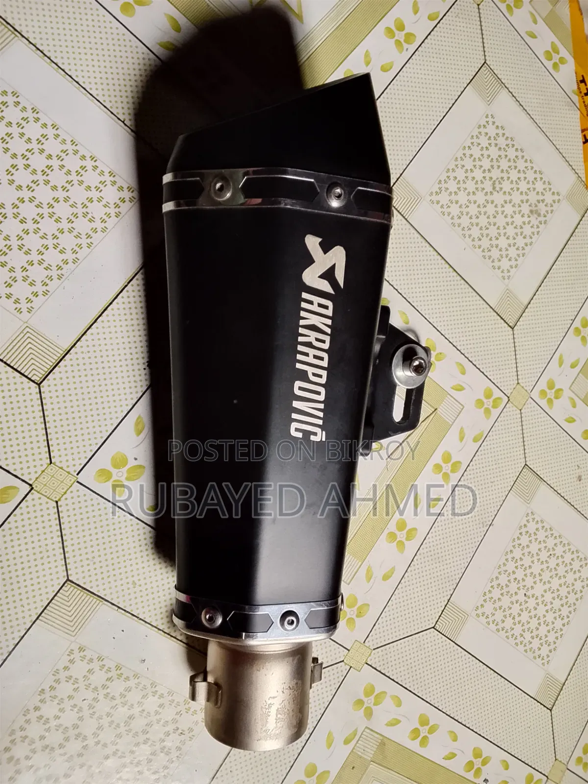 Exhaust muffler pipe