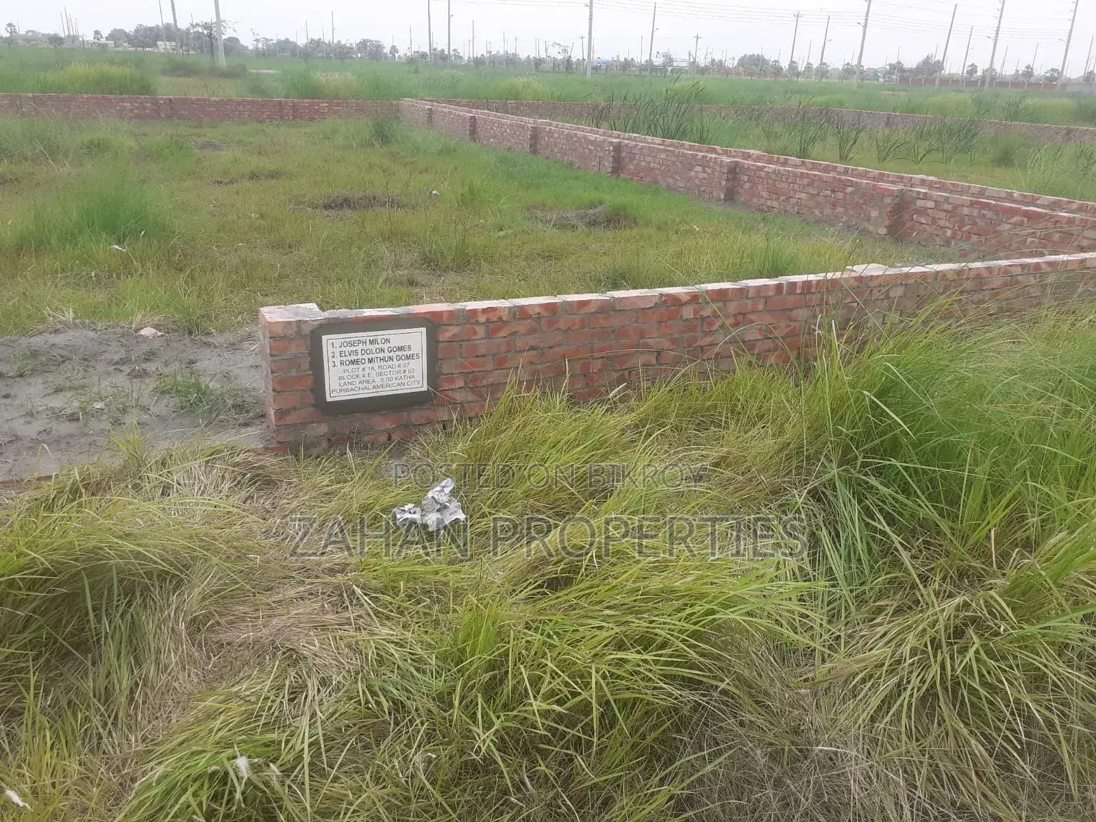 Jalshari 02 Np Sec 100 Ft Road 05 Katha South Face Plot Sell