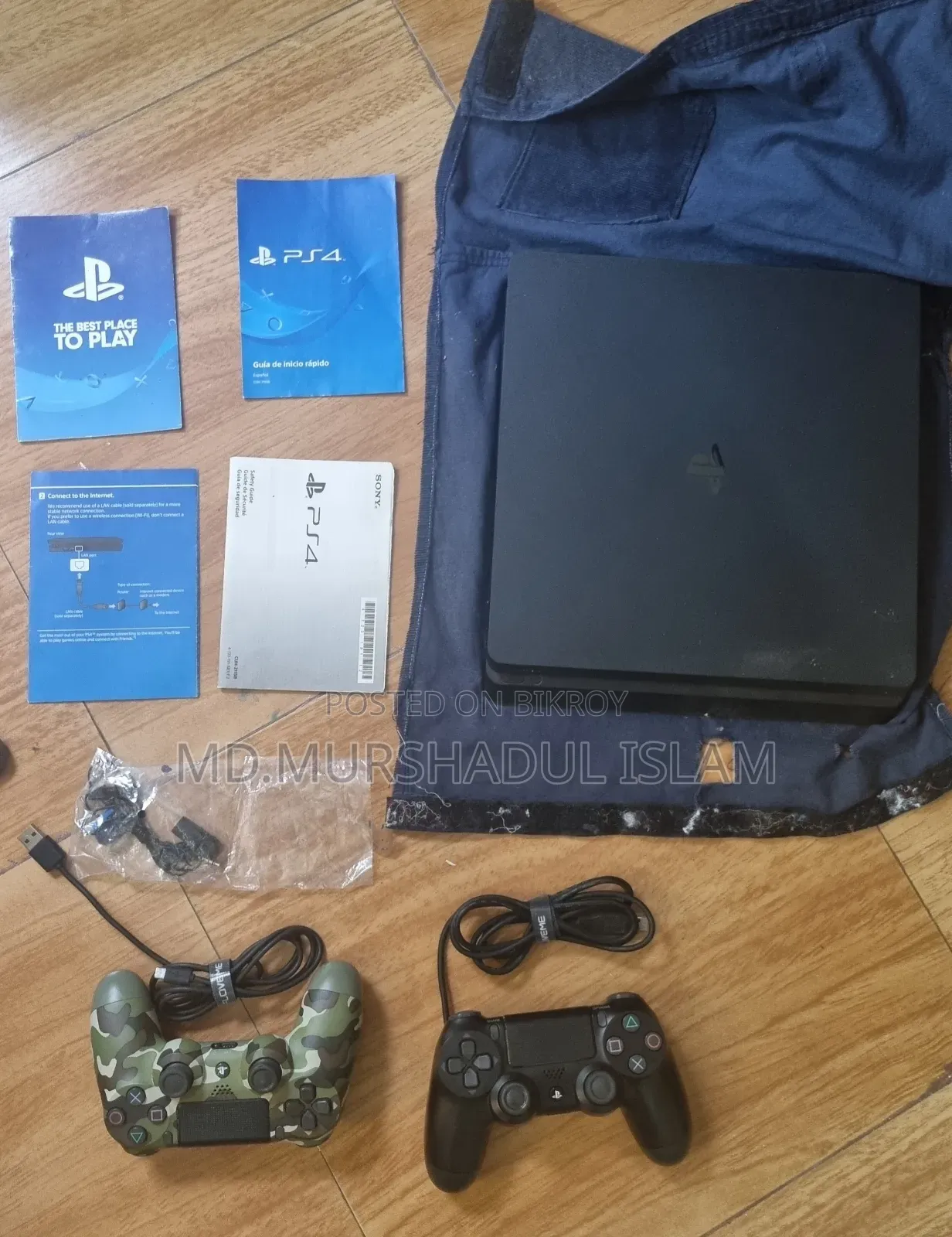 Ps4 Game Console 1TB, 2 Controllers