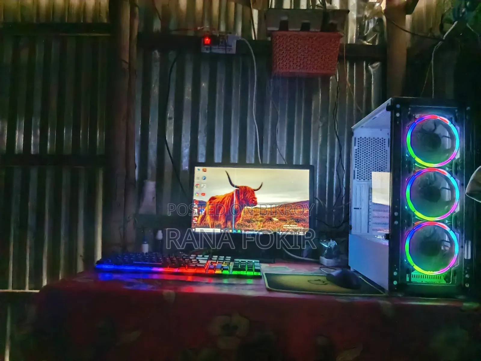 Desktop Computer MSI 4GB Intel Core I3 SSD 128GB