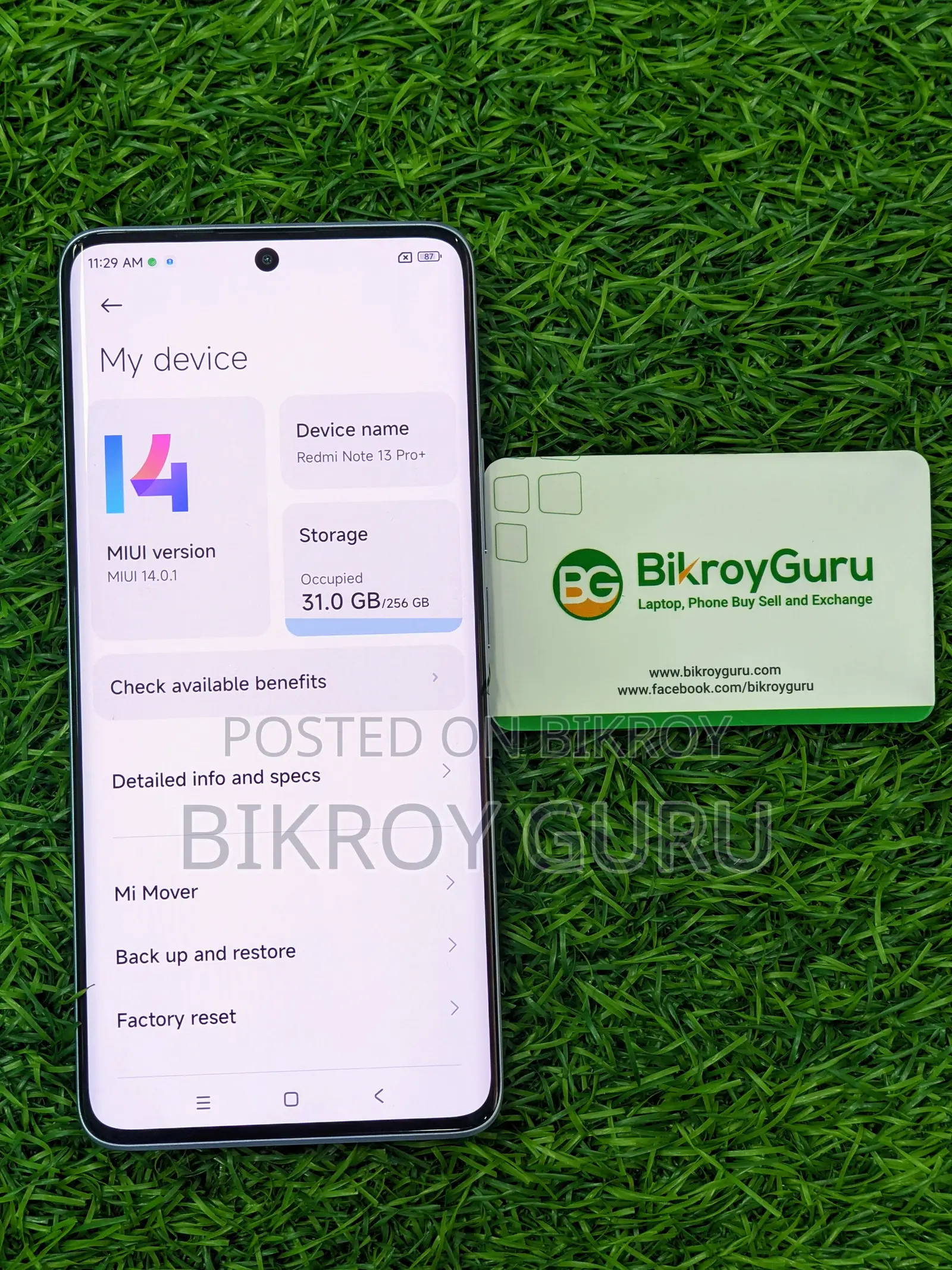 Xiaomi Redmi Note 13 Pro+ 256 GB White