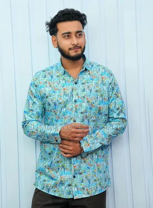 Digital Print Cotton Shirt