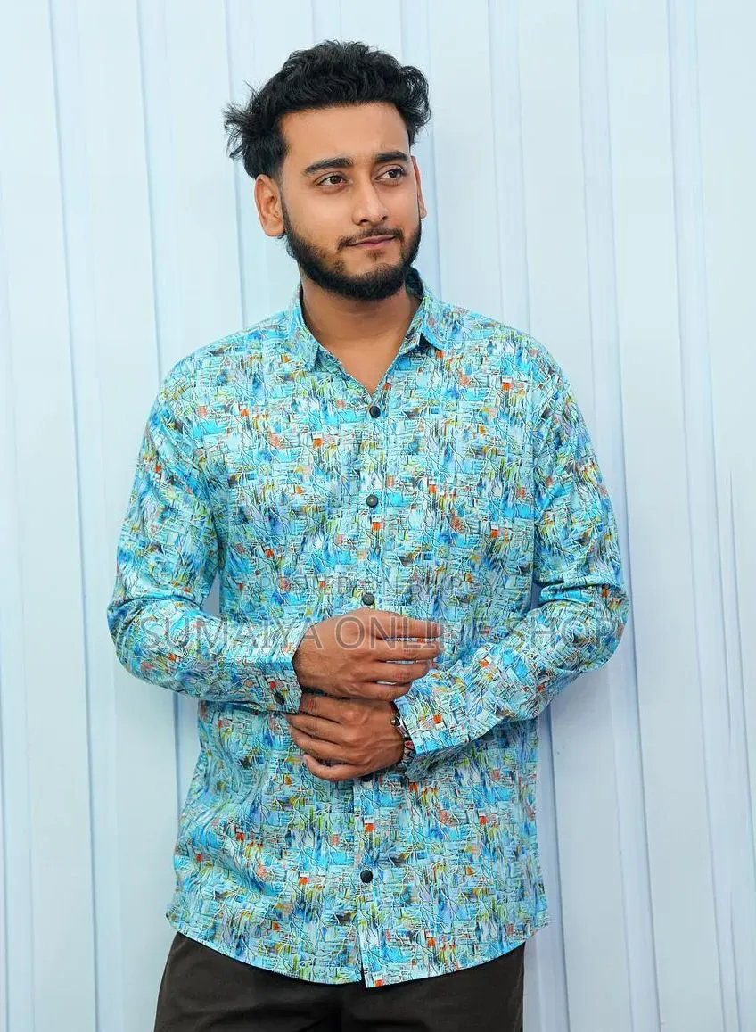 Digital Print Cotton Shirt