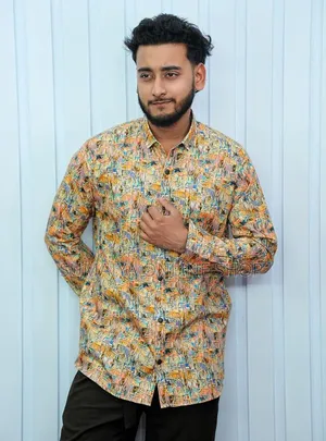 Digital Print Cotton Shirt