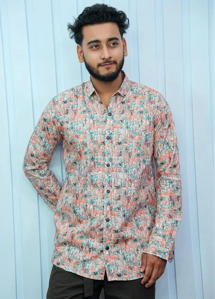 Digital Print Cotton Shirt
