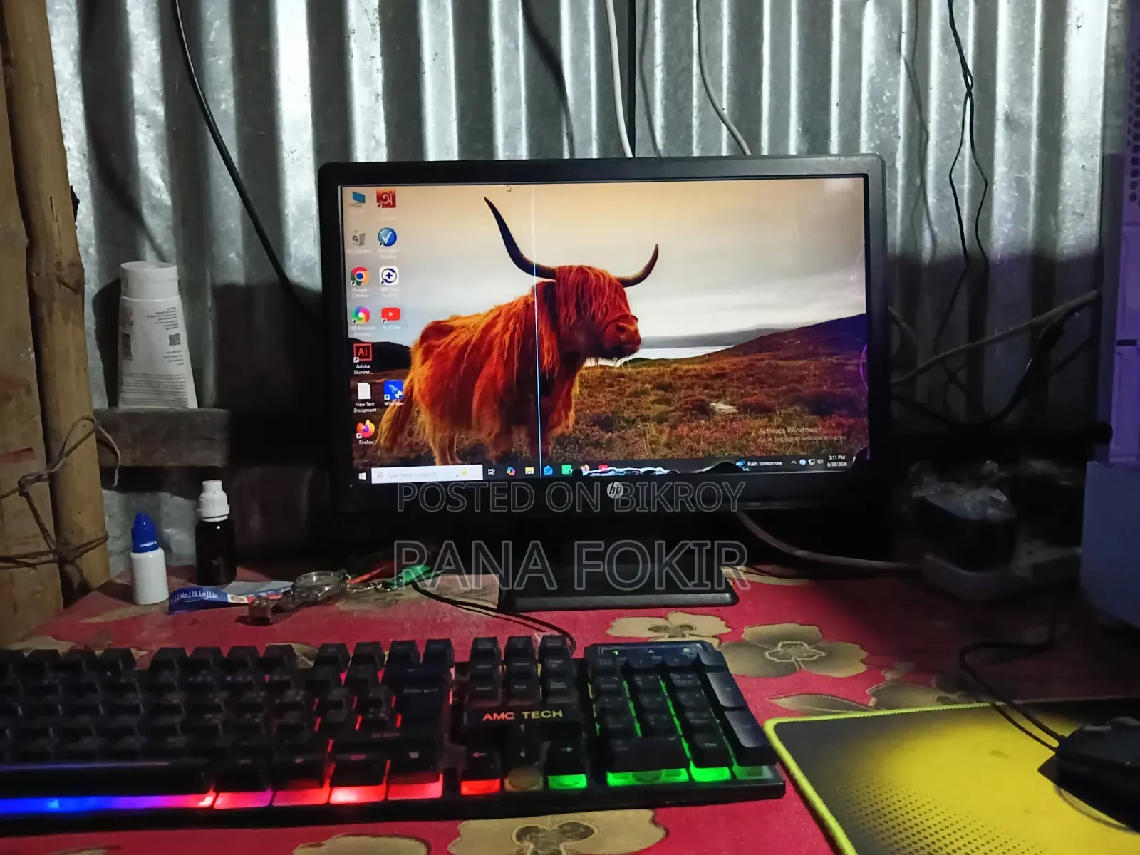 Desktop Computer MSI 4GB Intel Core I3 SSD 128GB