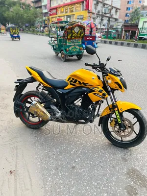 নতুন সুজুকি জিক্সার মনোটোন ২০২৪ ইয়েলো