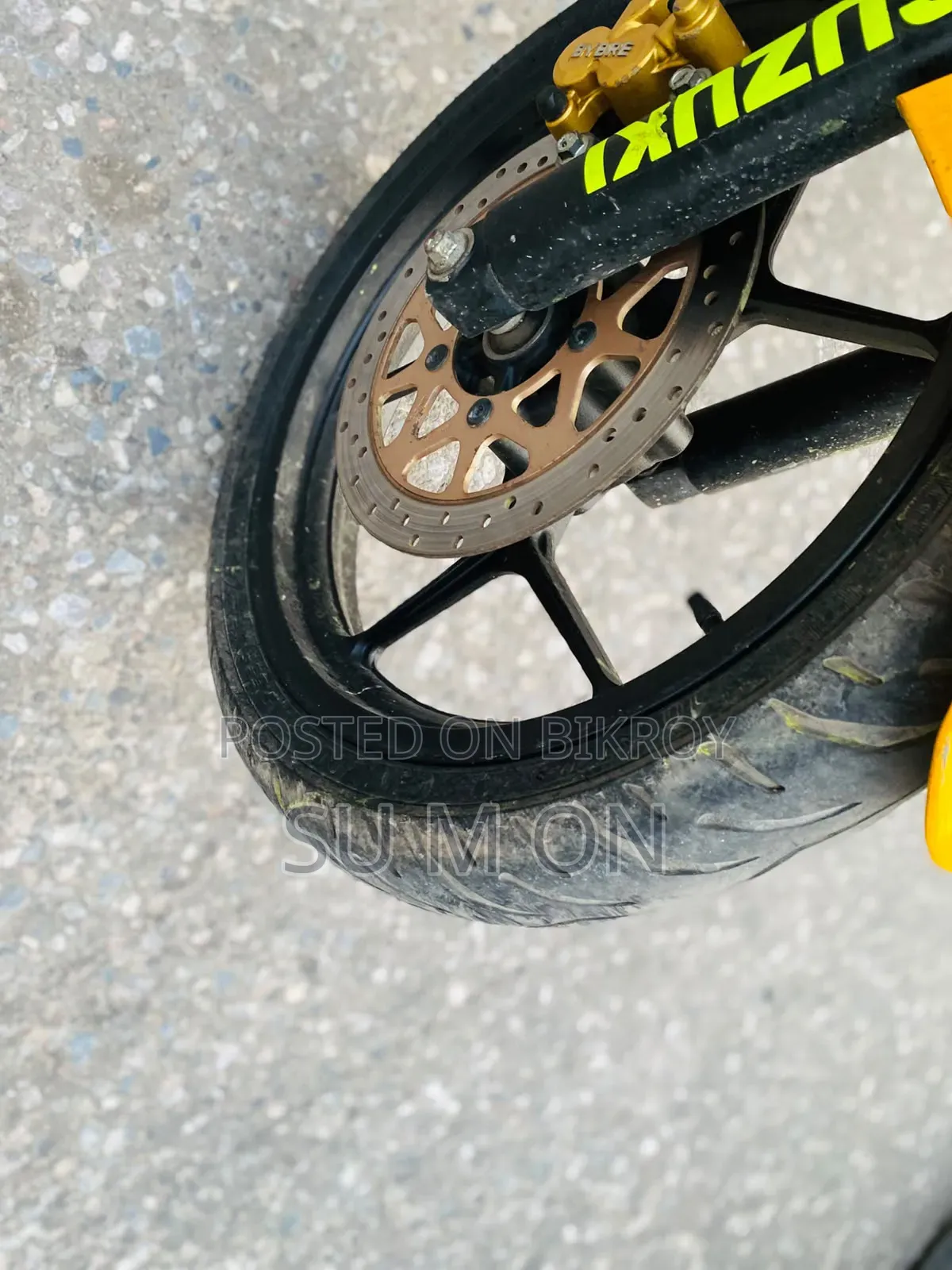 নতুন সুজুকি জিক্সার মনোটোন ২০২৪ ইয়েলো