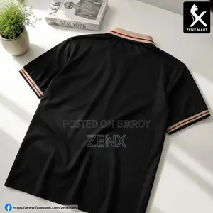 Premium Black Polo Shirt for Men | Free Delivery | Zenx | Code 13117