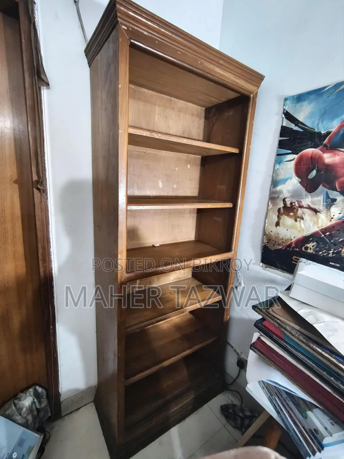 Solid Wood Bookshelf