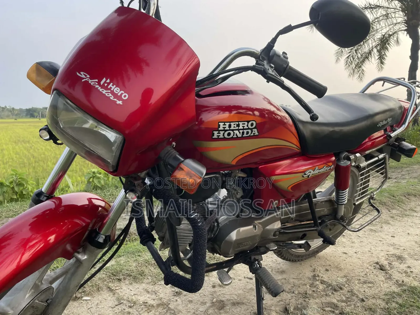 হিরো স্প্লেন্ডার প্লাস ২০০৯ লাল
