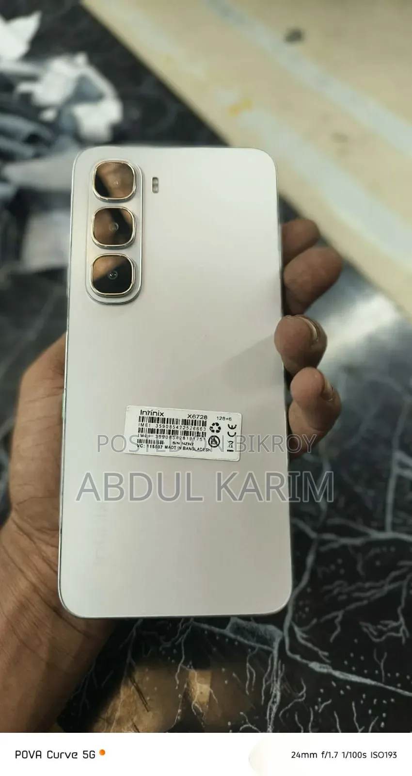 Infinix Hot 60i 128 GB White