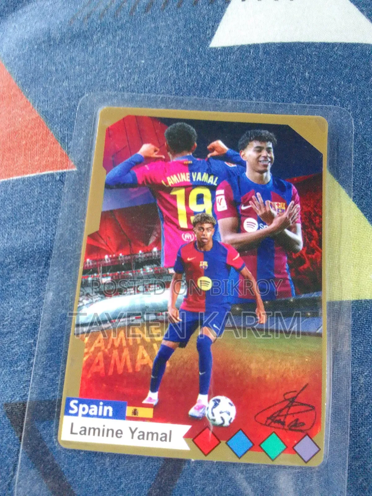 It Is the Signing Card of Yamal You Can Say Any Price to Me 