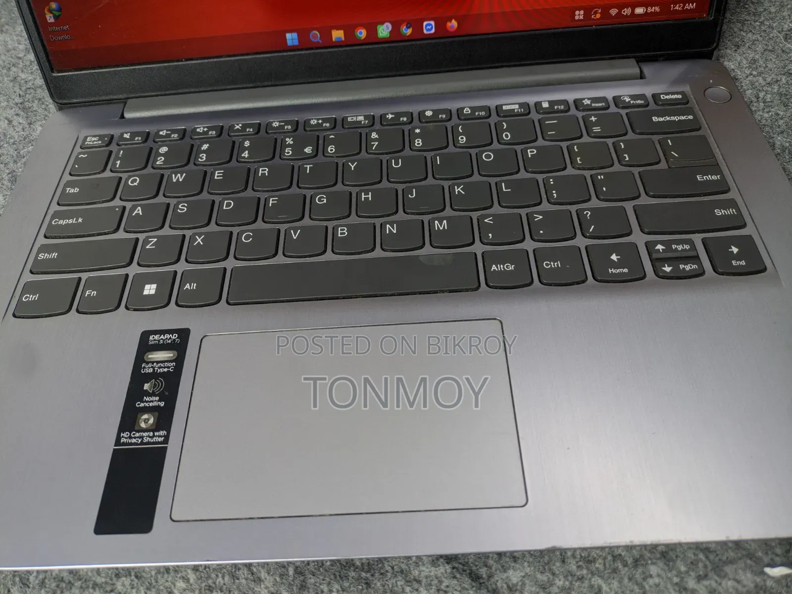 New Laptop Lenovo 8GB Intel Core i3 SSD 512GB