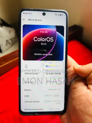 Oppo K12x 128 GB Blue