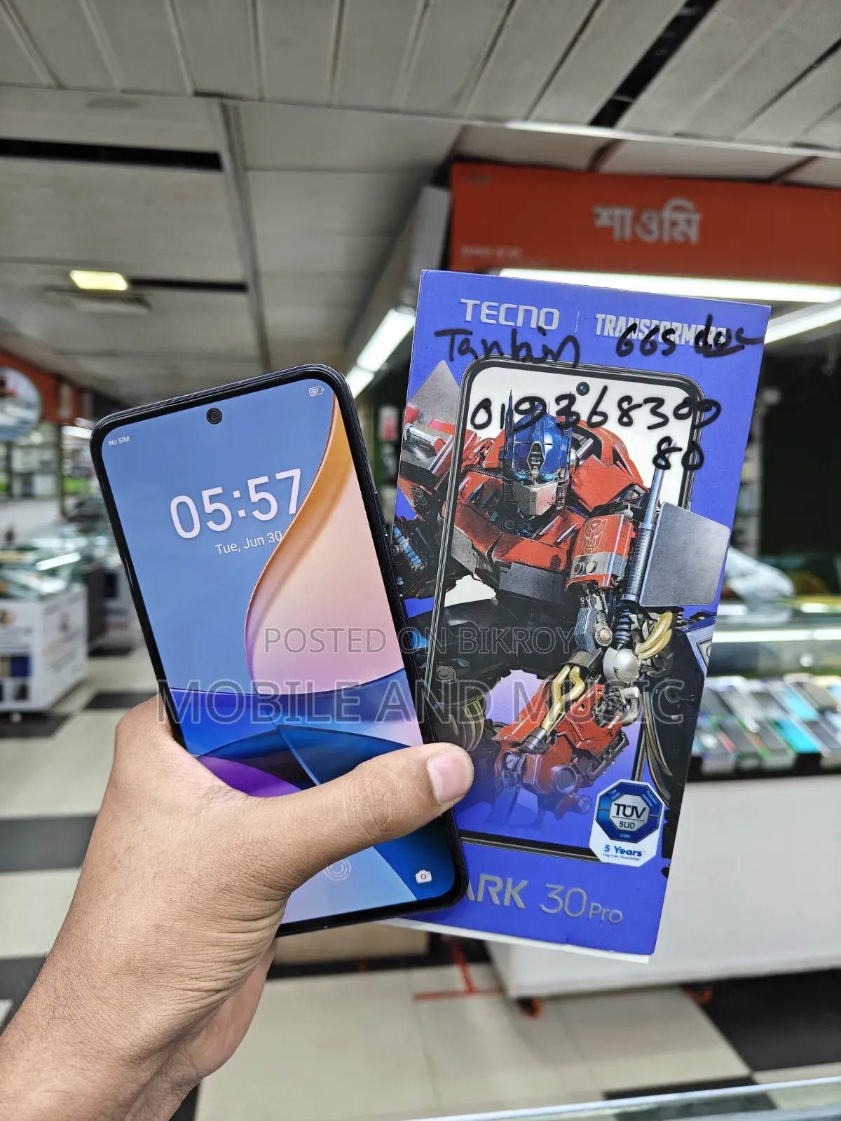Tecno Spark 30 Pro 256 GB Black