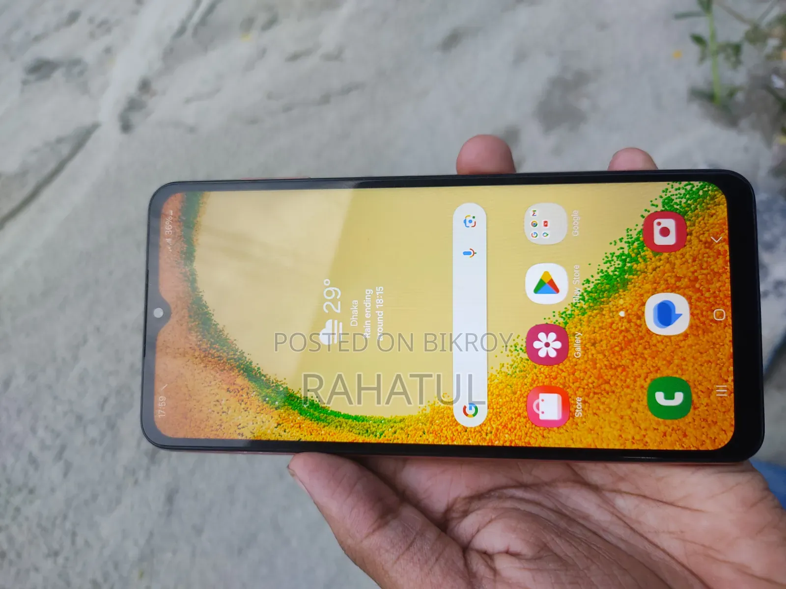 স্যামসাং গ্যালাক্সি এ০৪এস ৬৪ জিবি অরেঞ্জ