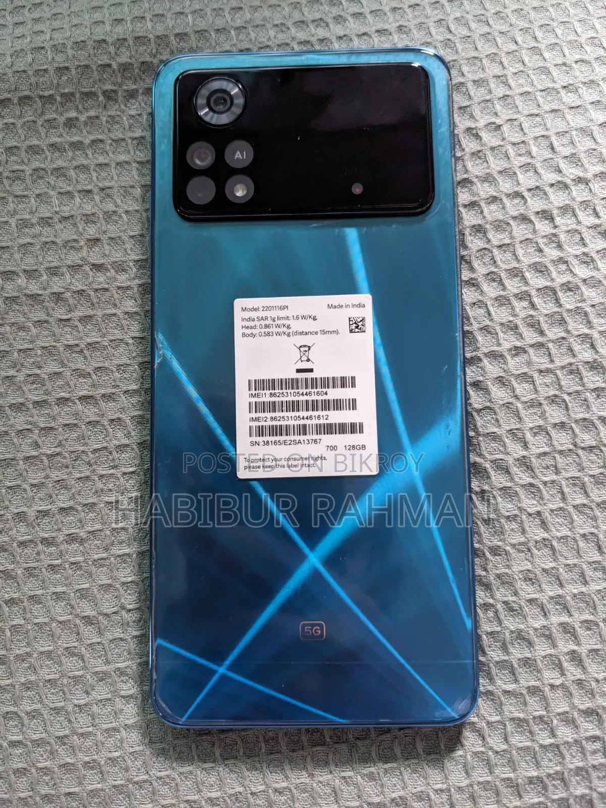 Xiaomi Poco X4 Pro 5G 128 GB Blue