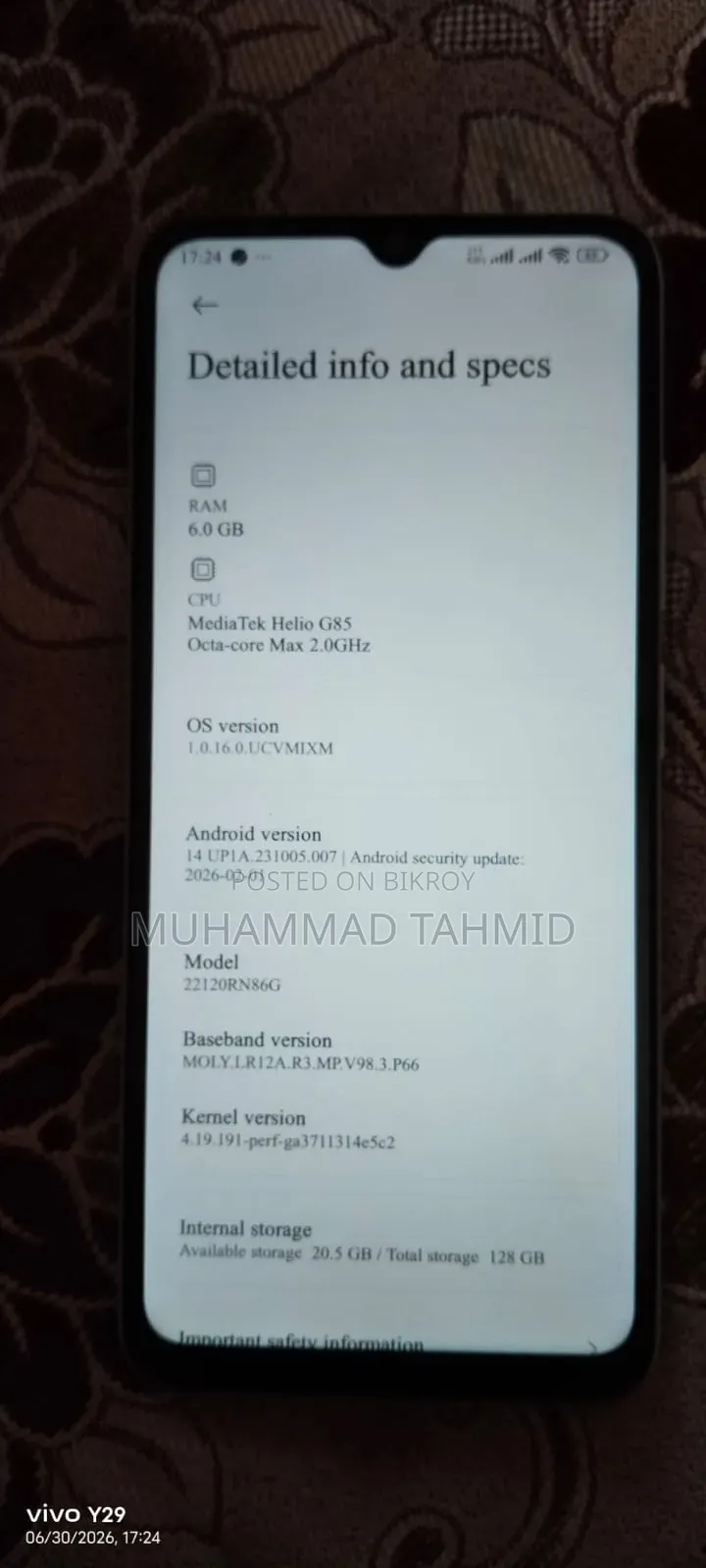 Xiaomi Redmi 12C 128 GB