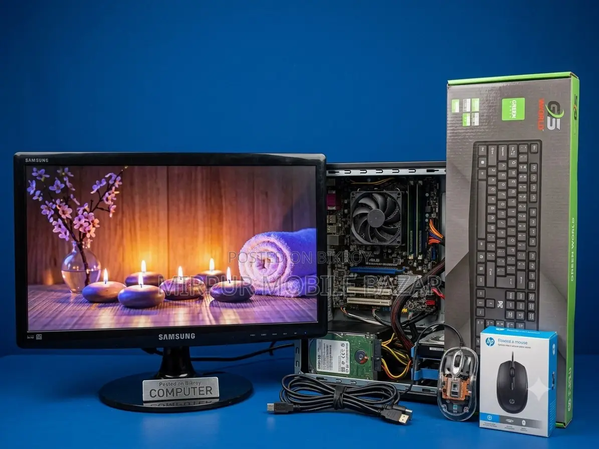 New Desktop Computer Asus 8GB Intel Core I3 SSD 128GB