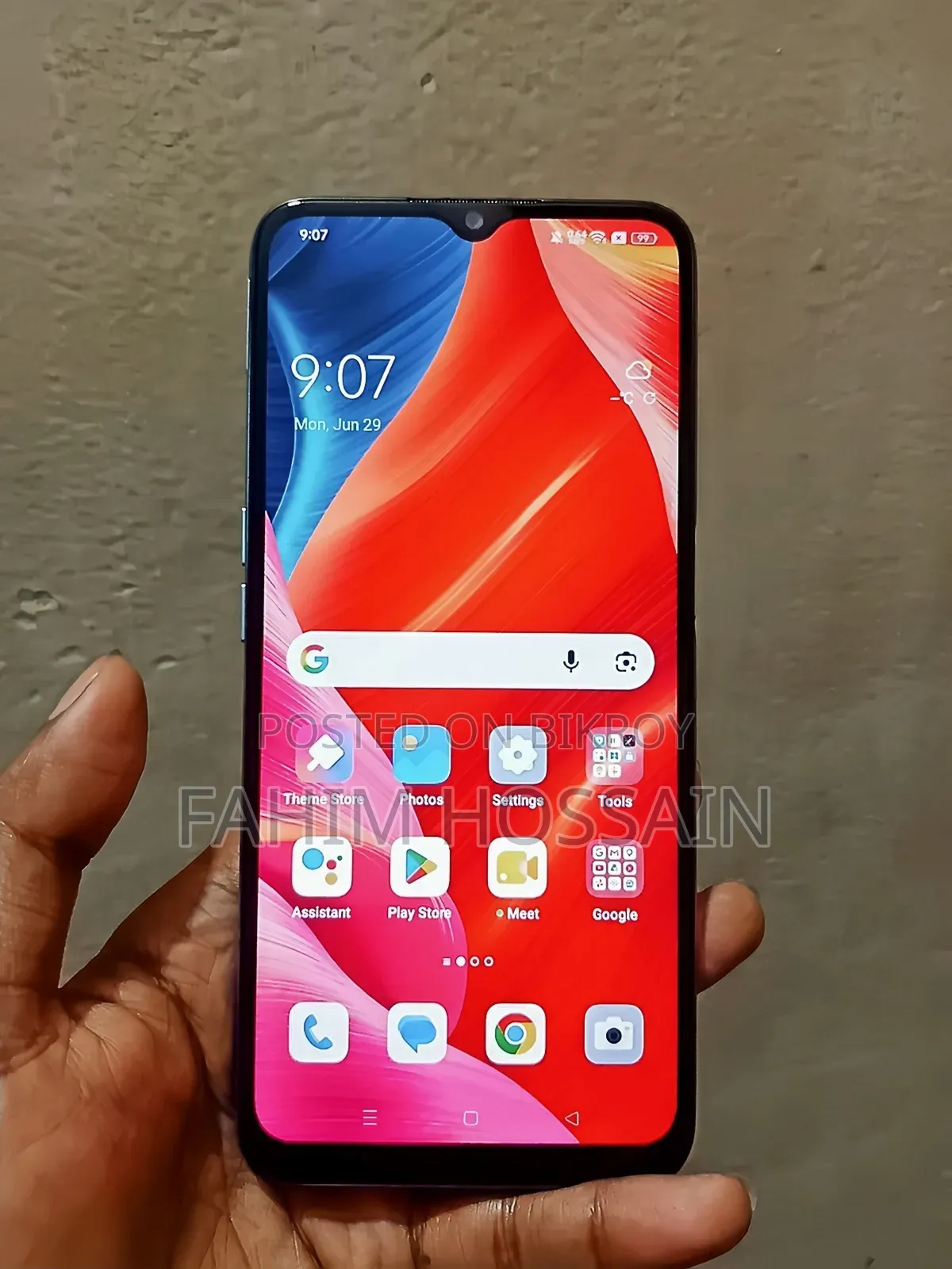 New Oppo A56 5G 256 GB Blue