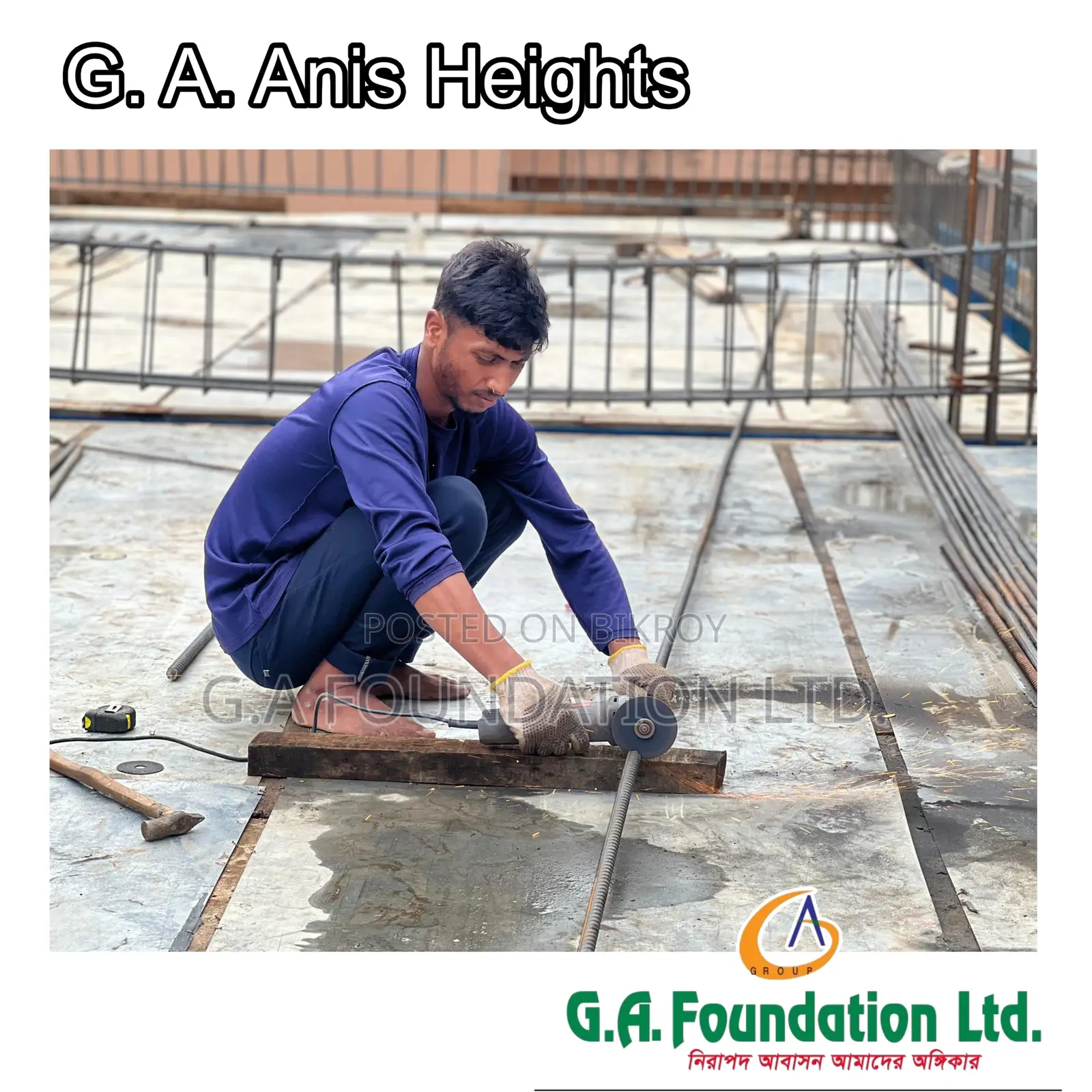 3-Bedroom Apartment in G. A. Anis Heights, Mirpur for Sale