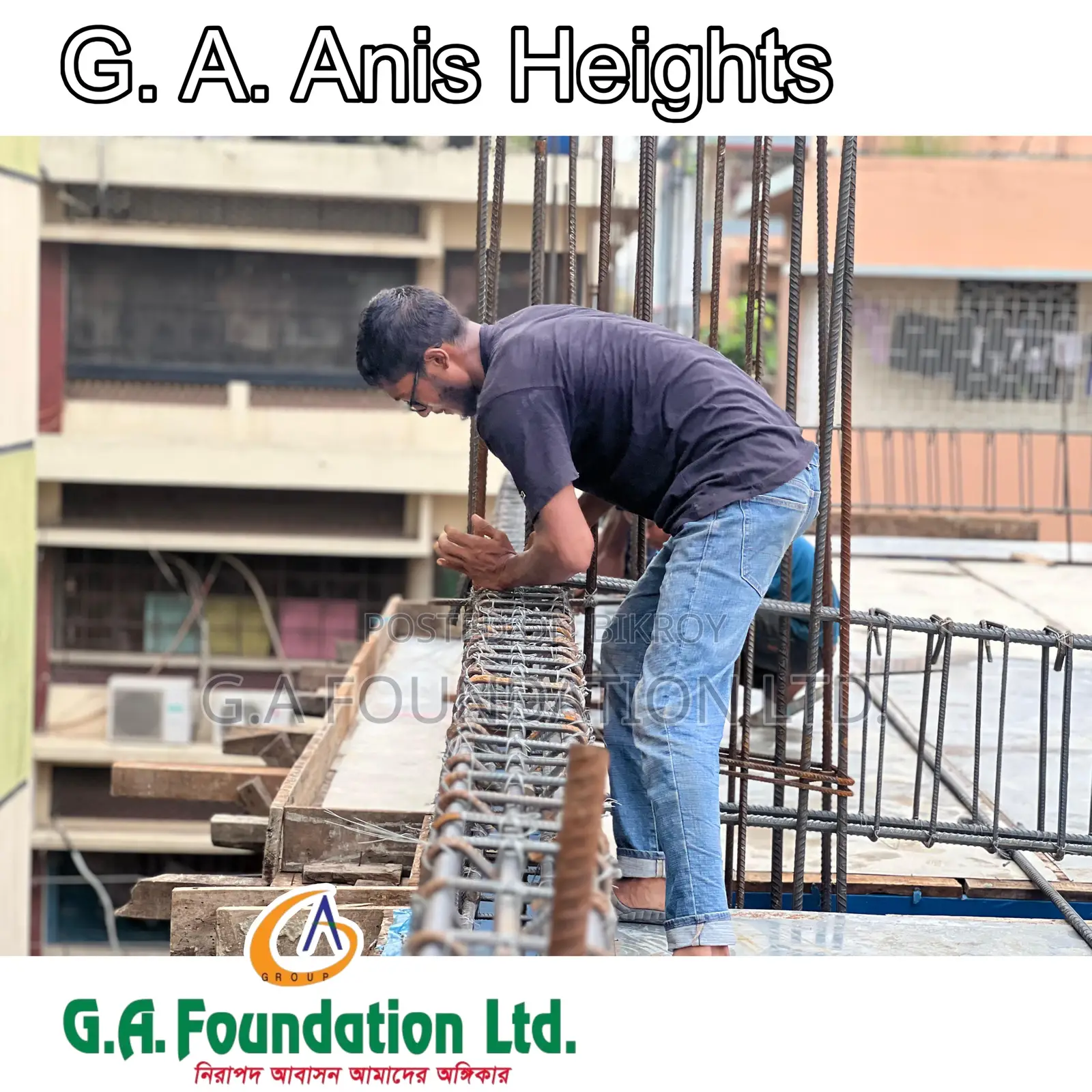 3-Bedroom Apartment in G. A. Anis Heights, Mirpur for Sale