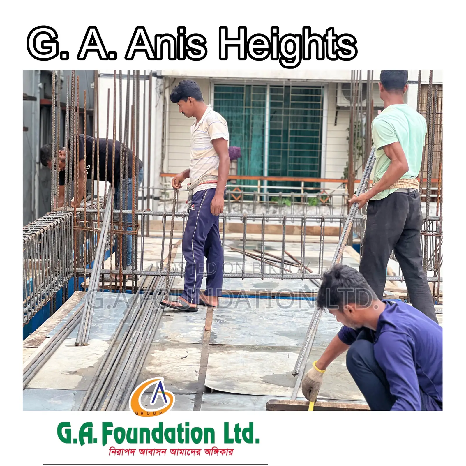 3-Bedroom Apartment in G. A. Anis Heights, Mirpur for Sale